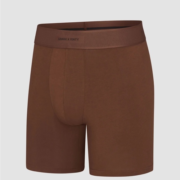 NWT, Savage X Fenty, SAVAGE X BOXER BRIEFS, Brown Sugar Nude - Picture 4 of 5
